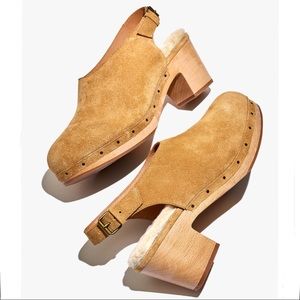 Madewell The Marlo Slingback Shearling Lined Clog